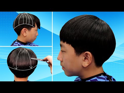 How to Cut Straight Asian Hair | Boys Haircut