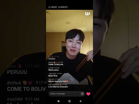 Bts Jhope Today 🔴 Live on Weverse . #weverselive #jhopeliveonweverse #btslive #live