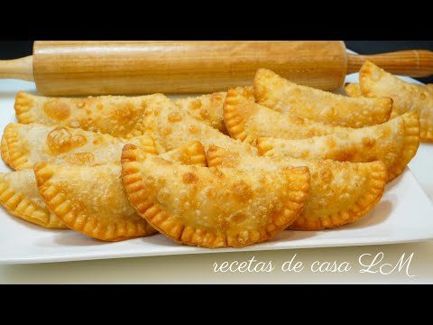 LA AUTÉNTICA MASA DE EMPANADILLAS PARA FREIR SOLO 3 INGREDIENTES