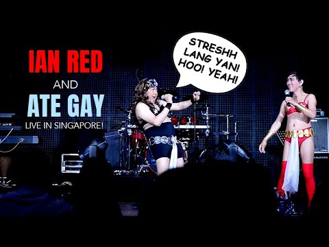 Grabe super  tawanan to! Ian Red and Ate Gay / Live in Singapore