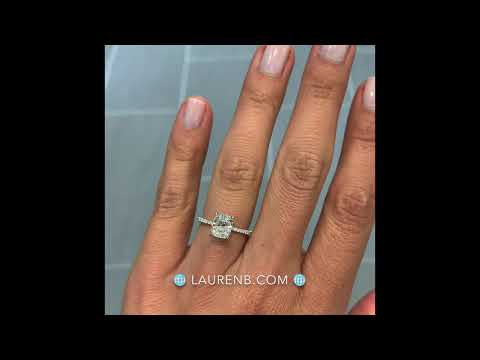 1.5 ct Elongated Cushion Diamond Ring