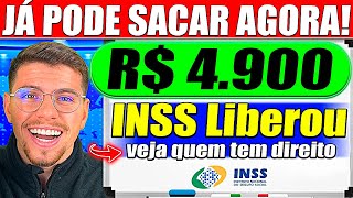 🤑INSS APROVA SAQUE de R$ 4.900 na conta de APOSENTADOS e PENSIONISTAS!!