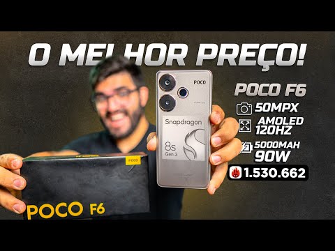 BAIXOU! Xiaomi POCO F6 finalmente está valendo a pena agora? (Snapdragon, UFS 4.0, HDR10+…)