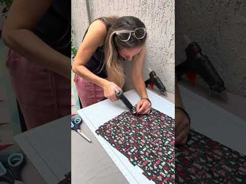 Jogo Americano DIY com Fitas Decorativas sem costura - Decoração Fácil para Mesa Posta