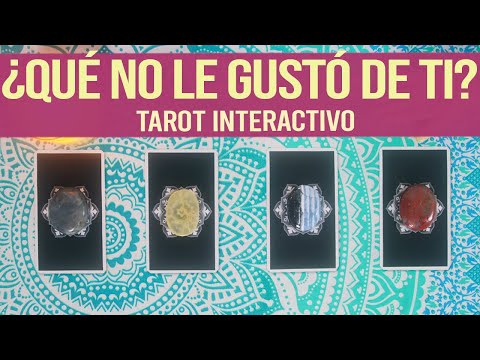 ¿Qué no le gustó de ti? || Tarot 💔🗡️