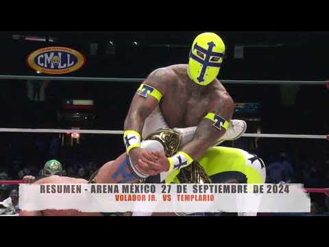 CMLL - VOLADOR JR.   VS   TEMPLARIO / ARENA MÉXICO / 27-09-24