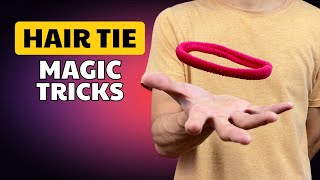 How to Do 5 Incredible Hair Tie Magic Tricks | Tutorial