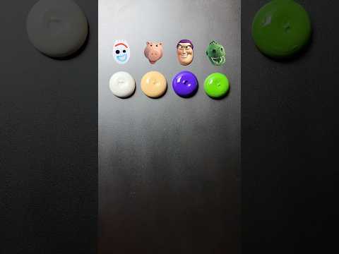 Toy Story Color Mixing (Part 40) Guess the mixed colors #toystory5 #woody #buzz #forky #colormixing