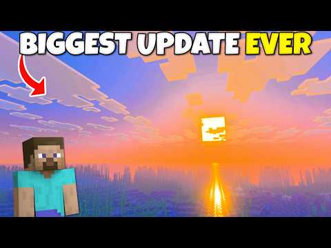 Minecraft's BIGGEST Graphics Update Is OUT NOW! Vibrant Visuals Graphics!