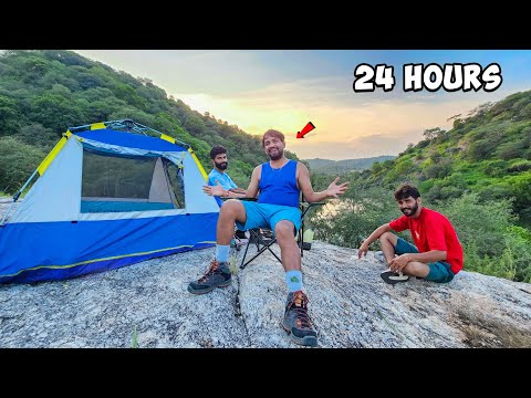 Camping In Deep Forest...โ ๏ธ | 24 Hours Challenge