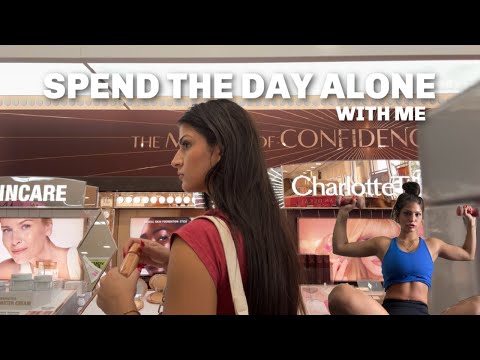 SPEND THE DAY ALONE WITH ME || pilates ,shopping