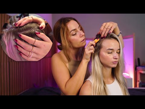 ASMR SHOCKING Dandruff REMOVAL | Hair and Scalp Scratching, Brushing out Dandruff | real person asmr