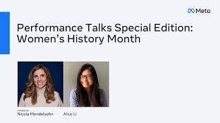 Performance Talks Special Edition: Women’s History Month