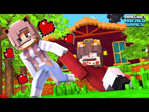 MENINA RAPOSA levou RAFAEU para SUA CASA DORMINDO no Minecraft