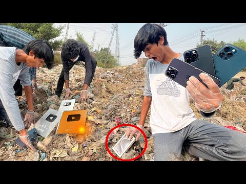 We Found Many IPhones and Gold Play buttons From Garbage