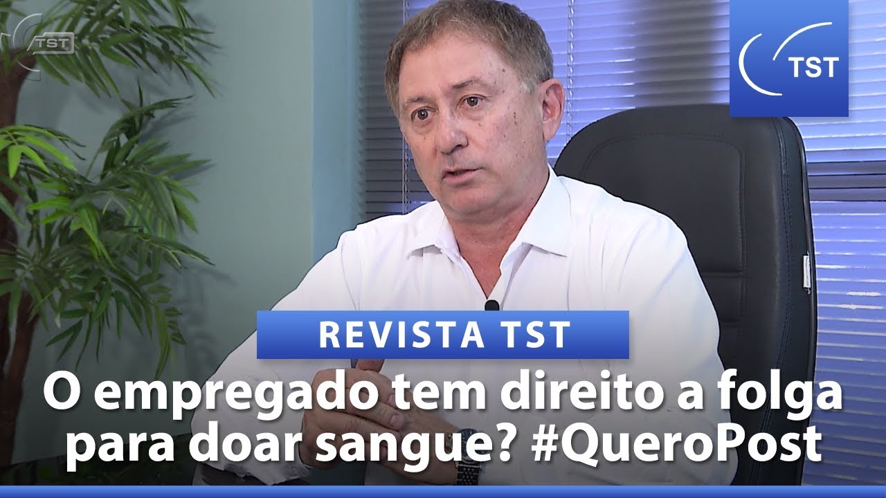 TST – É permitido ausentar-se do trabalho para doar sangue?