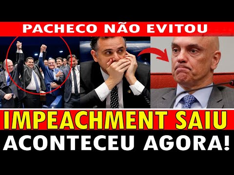 SENADO PAROU! IMPEACHMENT DE MORAES ACONTECENDO! BOLSONARO ESTAVA CERTO ACONTECEU!!