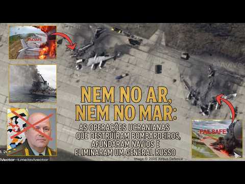 Operação Secretas da Ucrânia: Caçada incrível a bombardeiros, generais e navios dentro da Rússia.