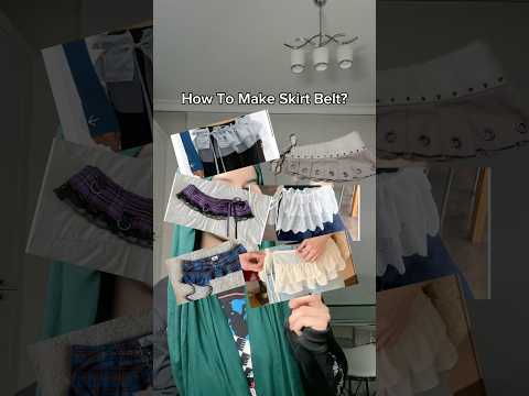 How To Make Skirt Belt From Old Jean? ✂️📏 (Easy and so beautiful sewing project Idea✨)