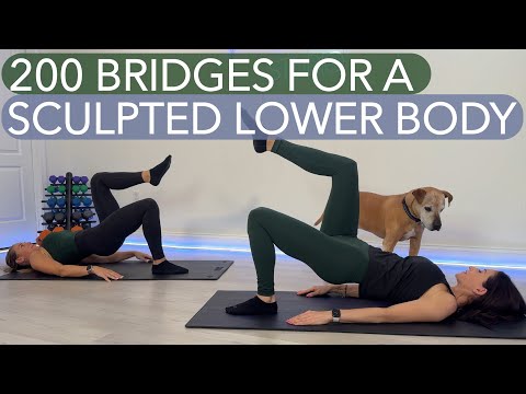 18-MIN. TO ROUNDED, TONED GLUTES & SCULPTED LEGS WITH 200 BRIDGES / 20 LOW-IMPACT BRIDGE VARIATIONS