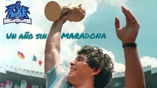 "Un año sin MARADONA" Así lo comentaba el propio jugador