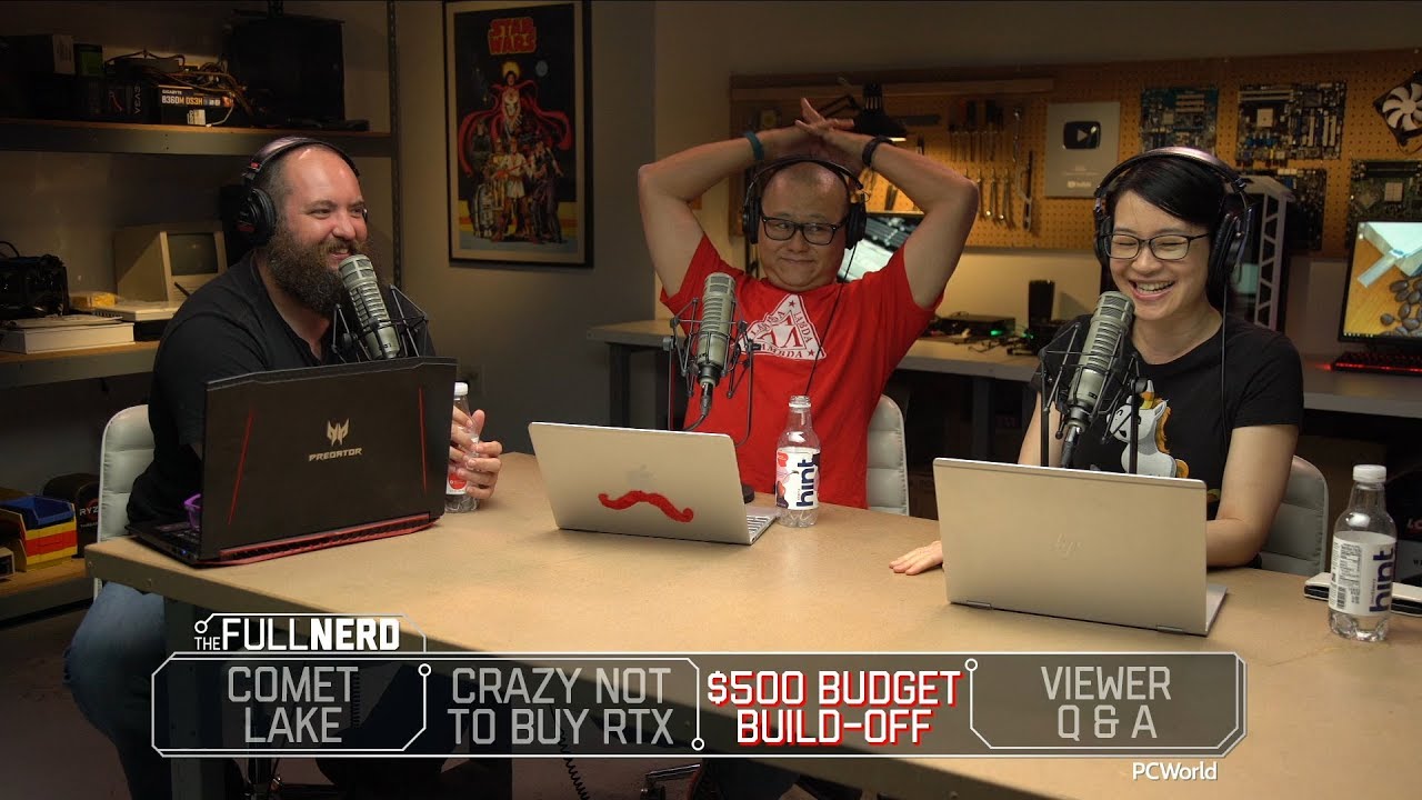 Comet Lake confusion, Jensens' RTX rant, best $500 budget build and more - The Full Nerd ep. 103