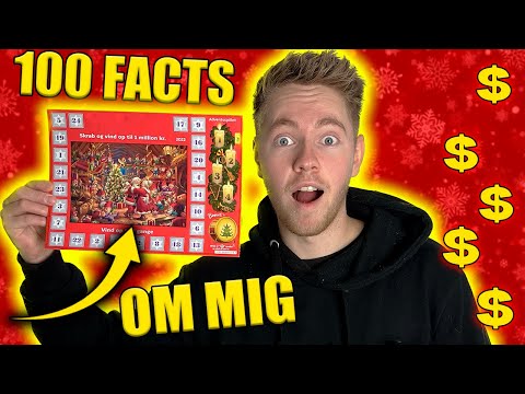 VINDER PENGE PÅ JULEKALENDER -  100 FACTS OM MIG!!