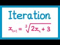 Iterative Methods in Equation Solving