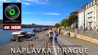 Náplavka – Rašínovo embankment - Prague - Czech Republic - 4K HDR