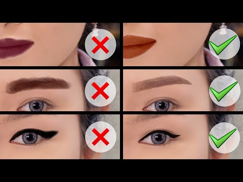 BELAJAR MAKEUP SEMPURNA.. | TIPS & TRICKS KOREKSI BENTUK ALIS, EYELINER, LIPSTICKS..