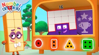 Mistérios Matemáticos e Padrões 🌈| Aprenda a Contar para Crianças | Numberblocks em Português Brasil