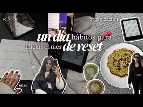 Un día de reset 🎀🕯🧸 hábitos para iniciar el mes, organización, journaling prompts, haul & self-care