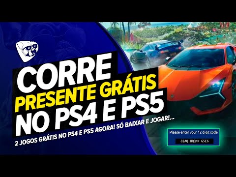 CORRE! 2 JOGOS GRÁTIS No PS4 e PS5 AGORA! SÓ BAIXAR e JOGAR! E PRESENTE De CÓDIGOS GRÁTIS Da SONY