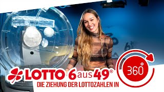 Die Ziehung der Lottozahlen vom 16.08.2025 in 360 Grad