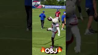 NY GIANTS ODELL BECKHAM JR ONE HANDED CATCH!!!!!!#nygiants #shorts