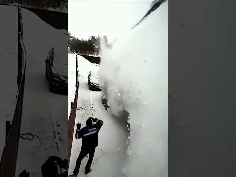 Cleaning Roof After Heavy Snowfall