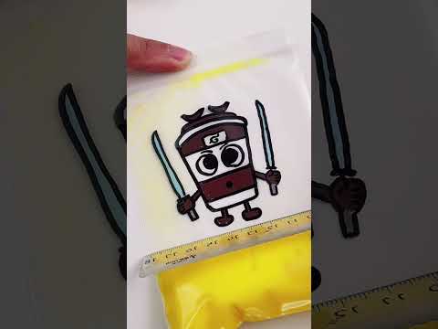 Creative Scratch Toy Capuccino Assassino  #diy #italianbrainrot