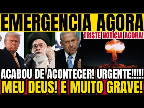 URGENTE: É OFICIAL! ISRAEL CONFIRMOU, PANCADA! DECISÃO URGENTE, EMERGÊNCIA TOTAL DE ÚLTIMA HORA!!