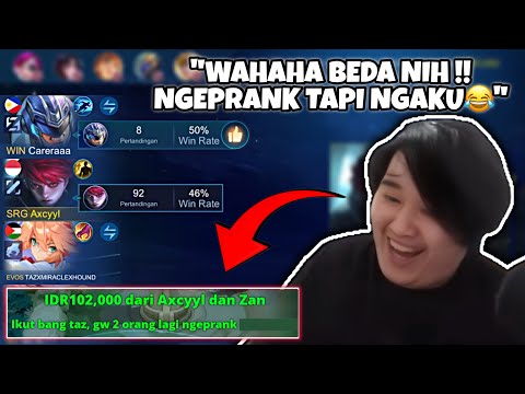 Prank Streamer Tapi Ngaku 😂 Reaksi Tazz Diprank Axcyyl Tapi Ga Prank Kok Eh Gimana Dah Judulnya