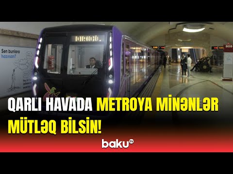 Bakı Metropolitenindən sərnişinlərə müraciət | Metro gücləndirilmiş rejimə keçdi