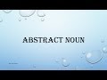 Understanding Abstract Nouns