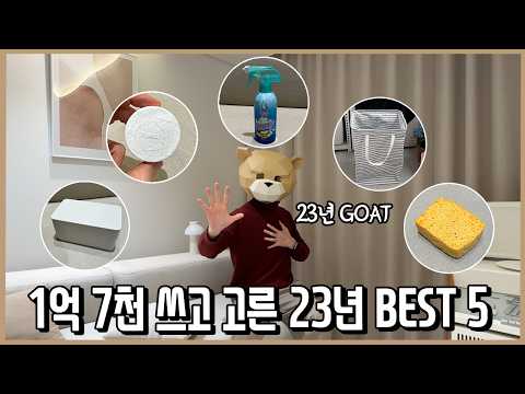 1억 7천 쓰고 뽑은 23년 가장 만족한 소비 BEST 5 l 내돈내산