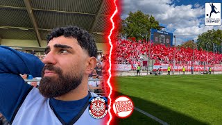 KICKERS INVASION 🔴⚪️GRANDIOSER SUPPORT VOM OFC 🔥| FSV FRANKFURT VS KICKERS OFFENBACH | STADIONVLOG