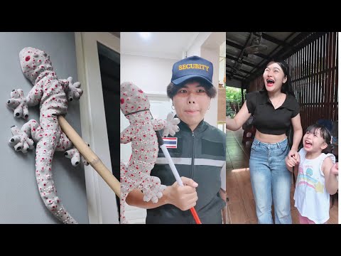 รวมคลิปละครสั้น 5 วิธีไล่ตุ๊กแกเข้าบ้านทำไงดี ? Shorts Ep.42
