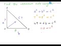 Pythagorean Theorem Concepts