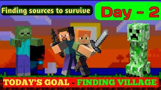 The Journey Begins ! 😎 || DAY - 2 || #Minecraftlive 🔴 #Newworld