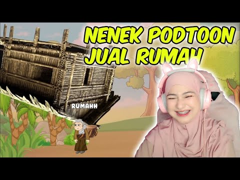 Reaction ANIMASI PODTOON NENEK AMANDA MAU JUALAN