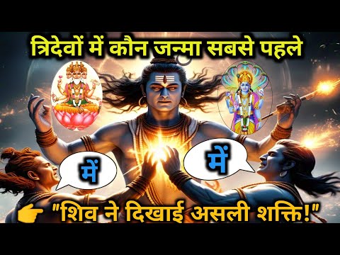 "महादेव ने जब ब्रह्मा और विष्णु का अहंकार तोड़ा 🔱" || "ब्रह्मा-विष्णु का युद्ध रोकने आए भगवान शिव 🙏🙏