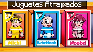 CONVERTI a mis AMIGOS en JUGUETES... en Minecraft 🧸😱 BEBÉ NOOB