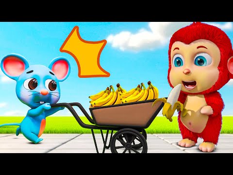 Bandar Mama Ne kela Khaya| Cheeku Cheeku Chacha | Do Chuhe The | Hindi Nursery Rhymes & Balgeet Poem